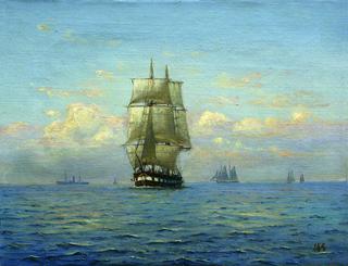Seascape with Ships