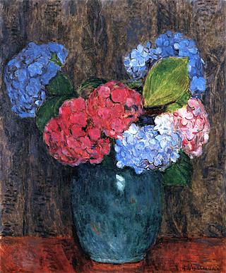 Still Life with Hydrangeas