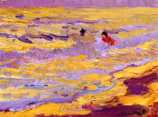 The Beach, Valencia (Two Bathers)