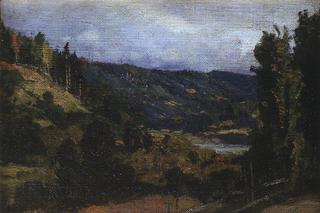 The Hilly Bank of the Oyat River