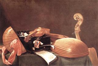 Still-life with Musical Instruments