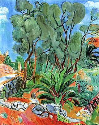 Path with Olive Trees