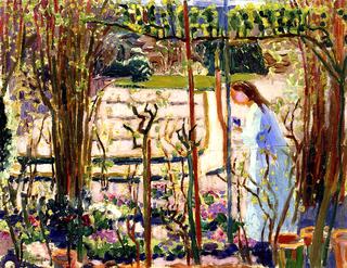 Woman in a Garden