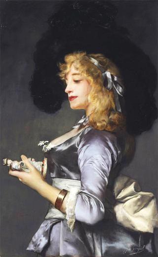 Lady with a Figurine