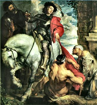Saint Martin Dividing His Cloak