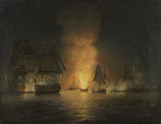 皇家海军“胜利”号占领“里沃利”，1812年2月22日