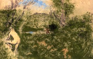 Female Nude in a Landscape