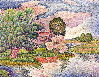 A River in Spring, Cimaise