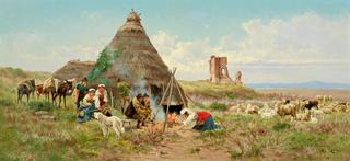 Shepherds Resting in the Roman Campagna