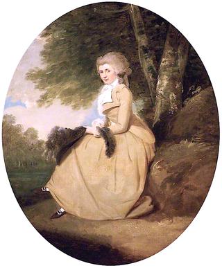 Portrait of a Lady seated under a Tree