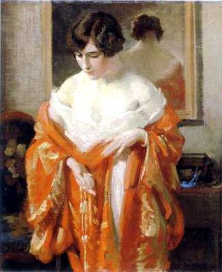 Red Peignoir