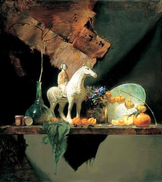 Tang Horse and Chinese Lanterns