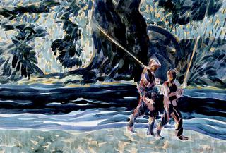 Trout Fishermen, Berk Hills