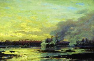 The Battle of Gangut, 1714