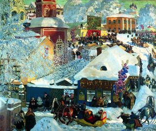 Winter. Maslenitsa Festivities