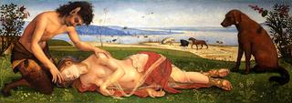 A Satyr Mourning over a Nymph