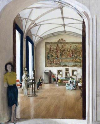 Charles Paget, Lady Marjorie and Their Children in the Music Room