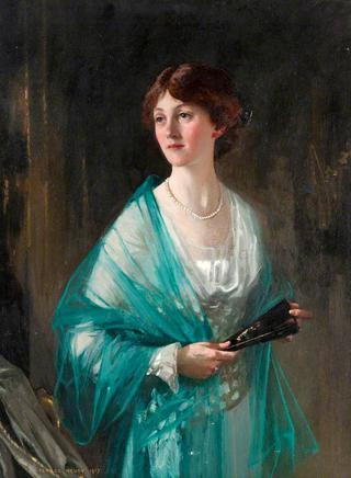 Lady with a Green Scarf