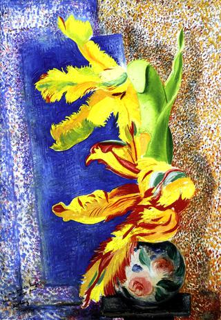 Still LIfe with Tulips in a Vase