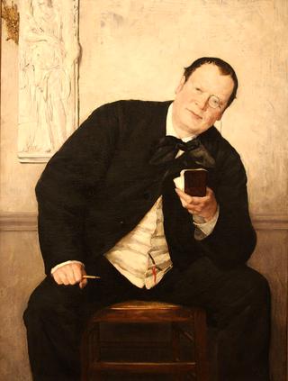 Portrait of Journalist Godfrey Renholm