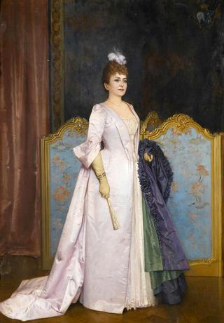 Lady Holding a Fan