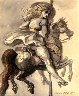 Woman on a Carousel