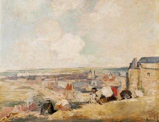 View of Dieppe from the Cliffs