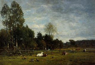 Landscape near Honfleur