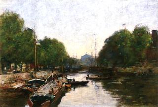 Canal in Rotterdam