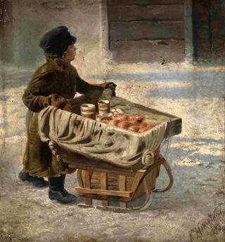 Study of a Boy for the "Shrovetide Festivities"