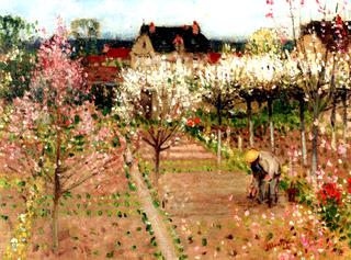 The Gardener in the Garden at Veneux les Sablons
