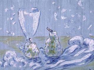 Still Life with Pears and Glass