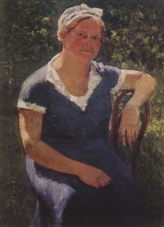 Portrait of Valentina Grabar, the Artist's Wife
