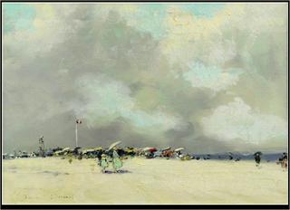 Figures on the Beach