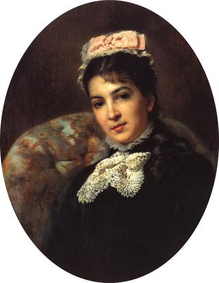Portrait of Actress Margarita Savina