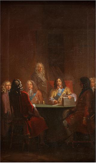 Christian V Presents Danish Law, 1683