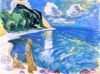 Woman by the Sea