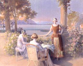 Sipping Lemonade by the Lake