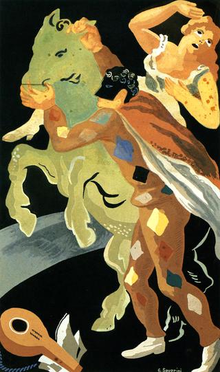 Harlequin and His Love
