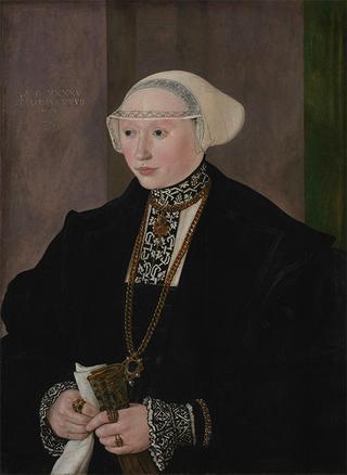Portrait of Maria Kitscher, Frau von Freyberg