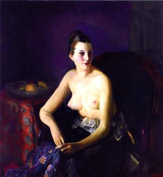 Nude Girl with Fruit