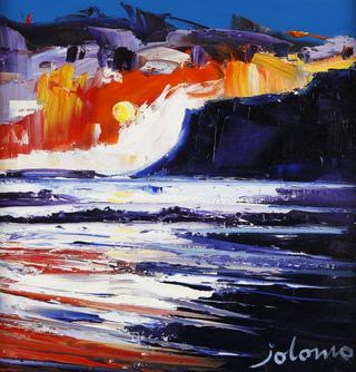 Winter Sunset Carsaig Mull