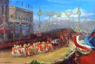 Queen Victoria's Diamond Jubilee: The Royal Procession Passing over London Bridge, 20 June 1897