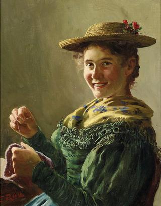 Sewing Girl
