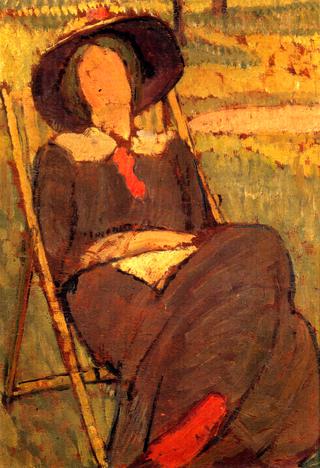 Virginia Woolf in a Deckchair