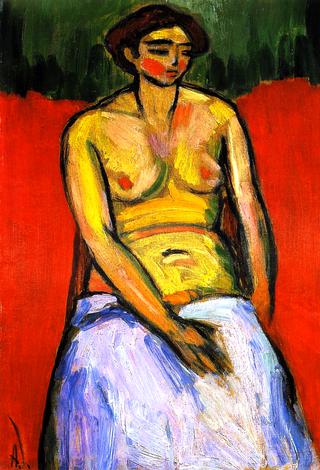 Sitting Female Nude