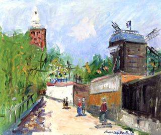 The Moulin de la Galette in Montmartre