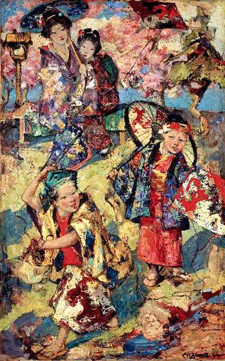 Kite Flying, Japan