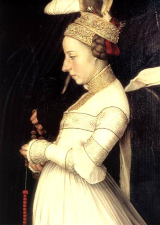 Darmstadt Madonna [detail]