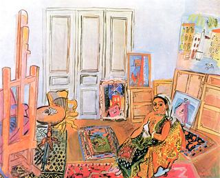 Indian Model in the Studio in l'Impasse Guelma